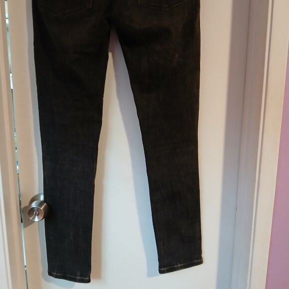 Banana Republic Premium  Denim Women's Skinny Black Jeans SZ 26 - Picture 6 of 11